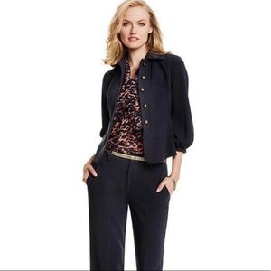 CAbi | Black Abbott Peplum Jacket Blazer